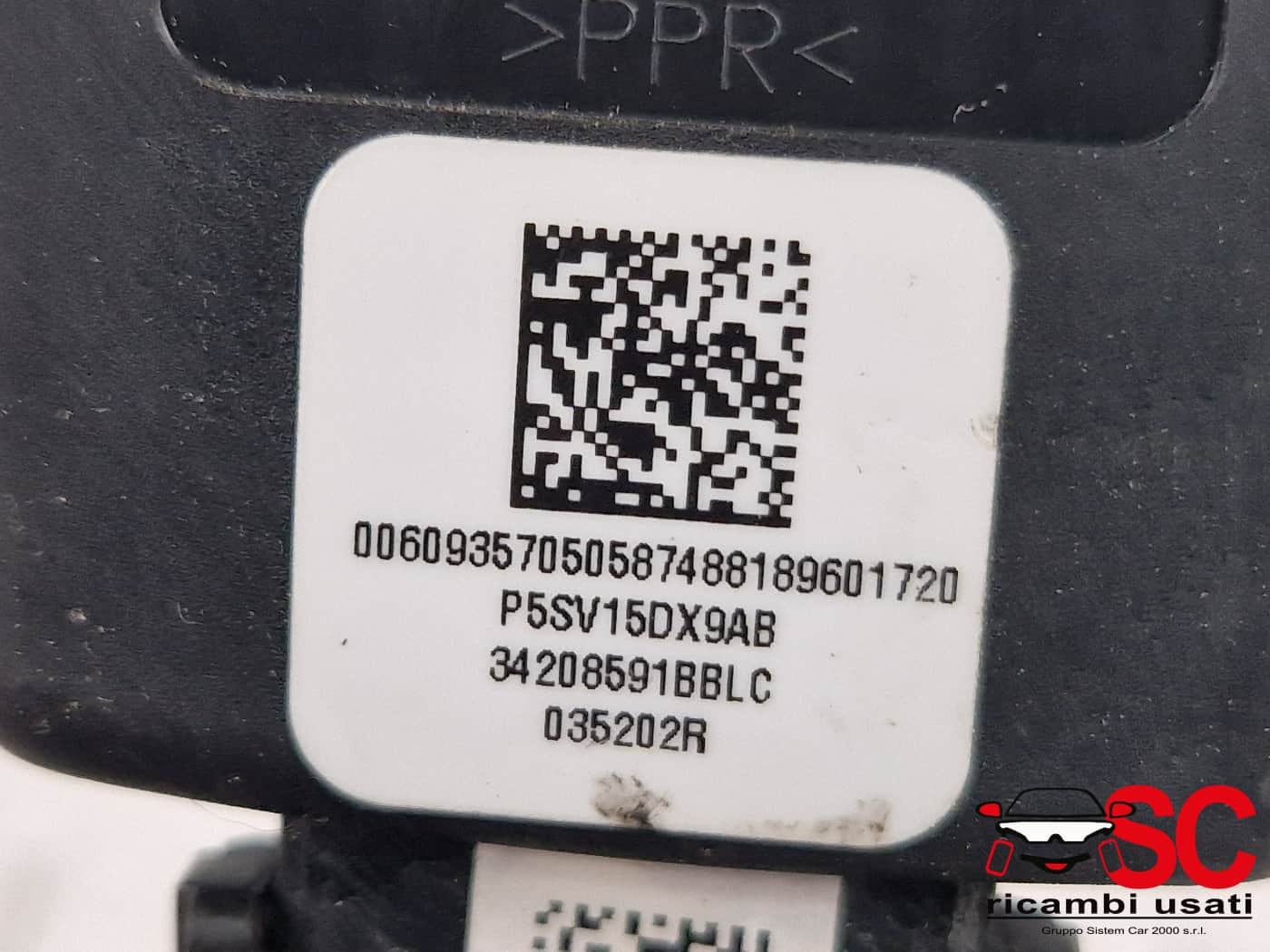 AGGANCIO CINTURA DI SICUREZZA POSTERIORE JEEP Compass Serie 60967027 (16>)