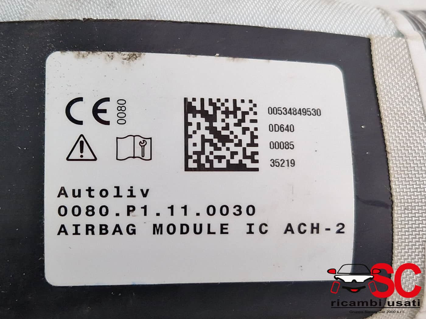 AIRBAG A TENDINA LATO SINISTRO JEEP Compass Serie 53484953 (16>)