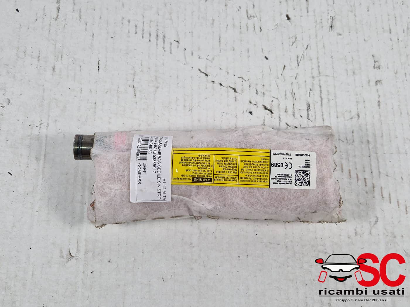 AIRBAG SEDILE SINISTRO JEEP Compass Serie 53365917 (16>)