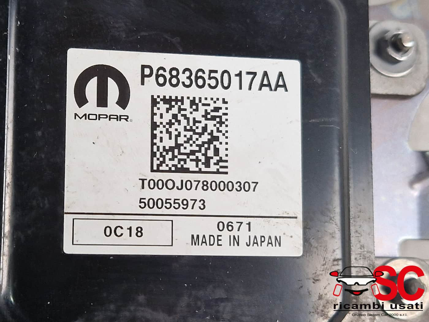 50055973 CENTRALINA CONTROLLO CAMBIO AUTOMATICO JEEP Compass Serie Diesel