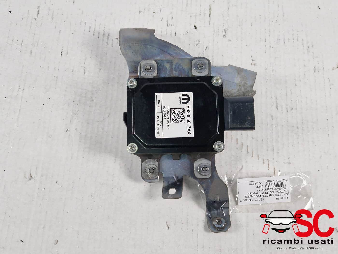 50055973 CENTRALINA CONTROLLO CAMBIO AUTOMATICO JEEP Compass Serie Diesel