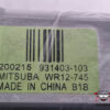 MECCANISMO ALZAVETRO POST. DX JEEP Compass Serie (16>)