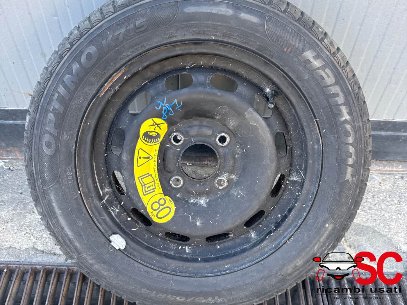 RUOTA DI SCORTA FORD Fiesta 6&deg; Serie Diesel