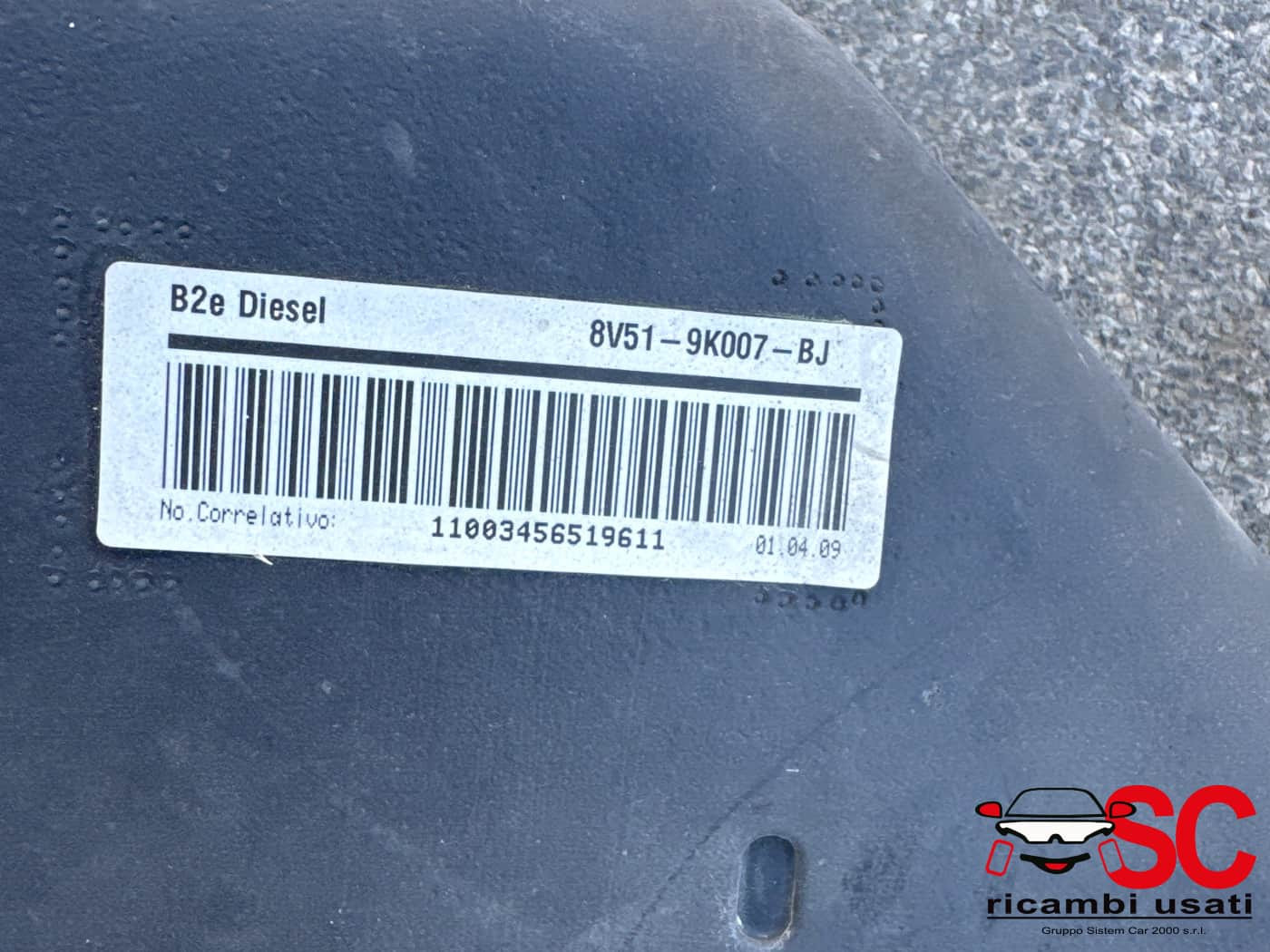 8V519K007BJ SERBATOIO CARBURANTE FORD Fiesta 6° Serie Diesel