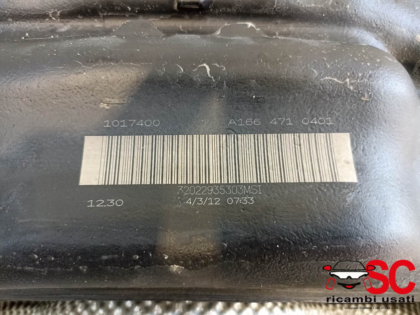 A1664710501 SERBATOIO CARBURANTE MERCEDES ML W166 4° Serie Diesel
