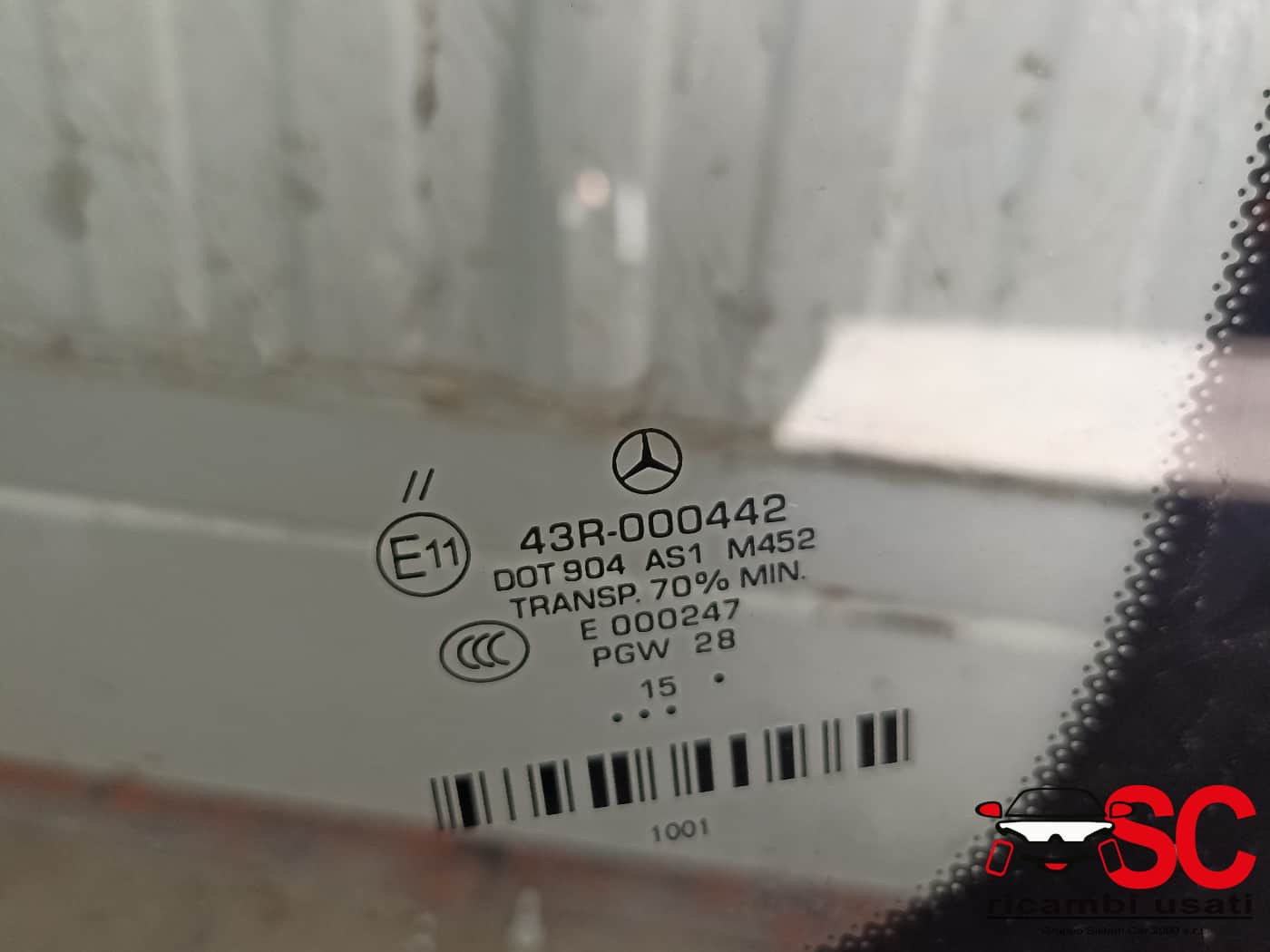 PARABREZZA ANTERIORE MERCEDES ML W166 4° Serie (11>)