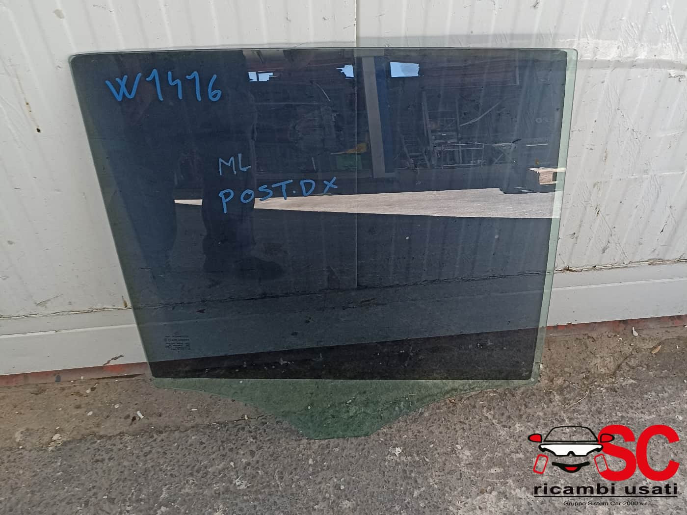 VETRO SCENDENTE POSTERIORE DESTRO MERCEDES ML W166 4° Serie (11>)
