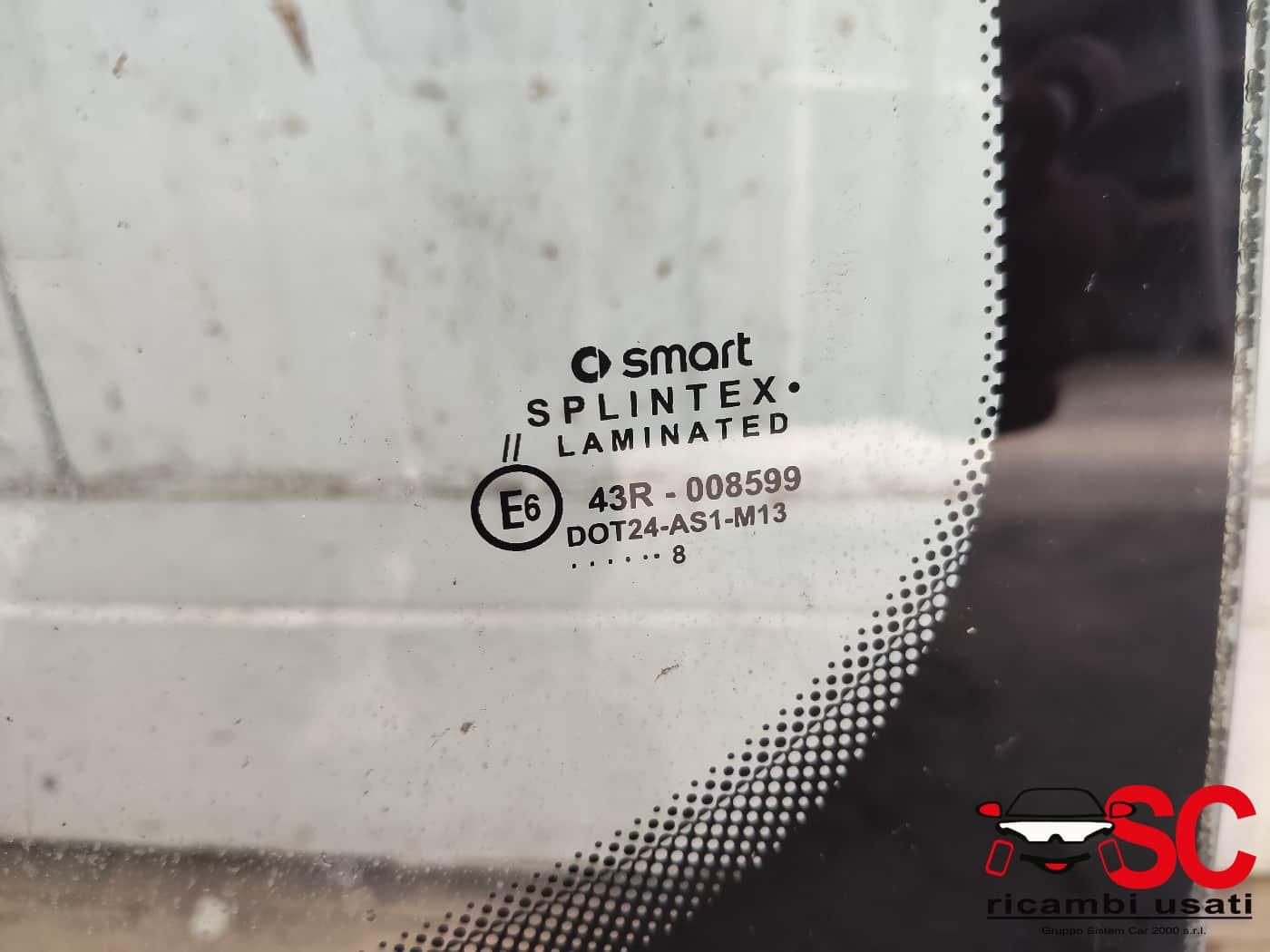 PARABREZZA ANTERIORE SMART Fortwo Coupé (W451) (07>15)