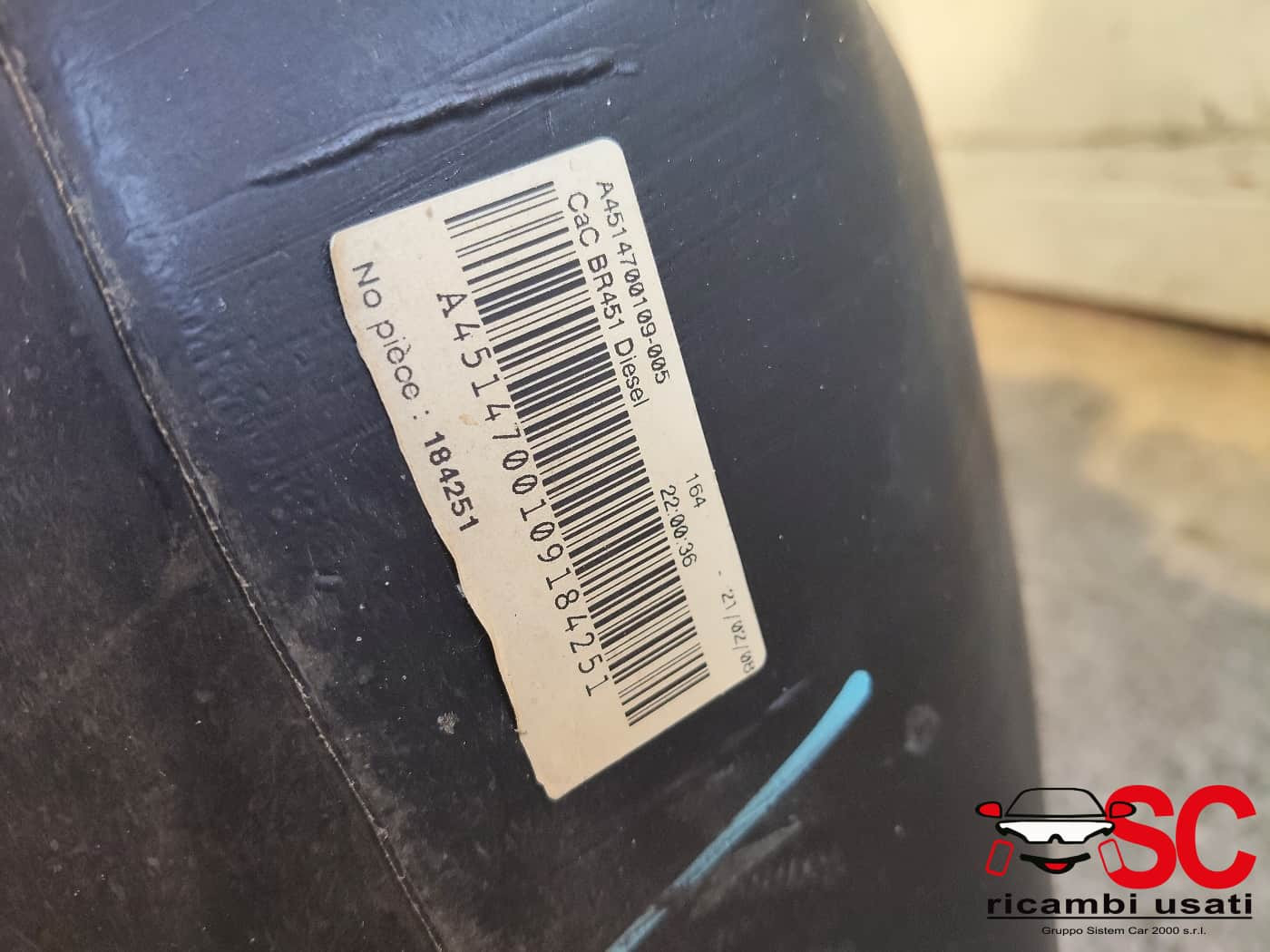 A4514700109184251 SERBATOIO CARBURANTE SMART Fortwo Coupé (W451) diesel