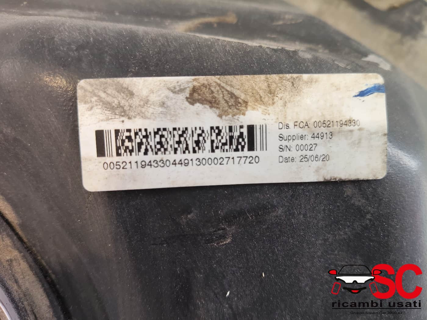 52119433 SERBATOIO CARBURANTE JEEP Compass Serie Diesel