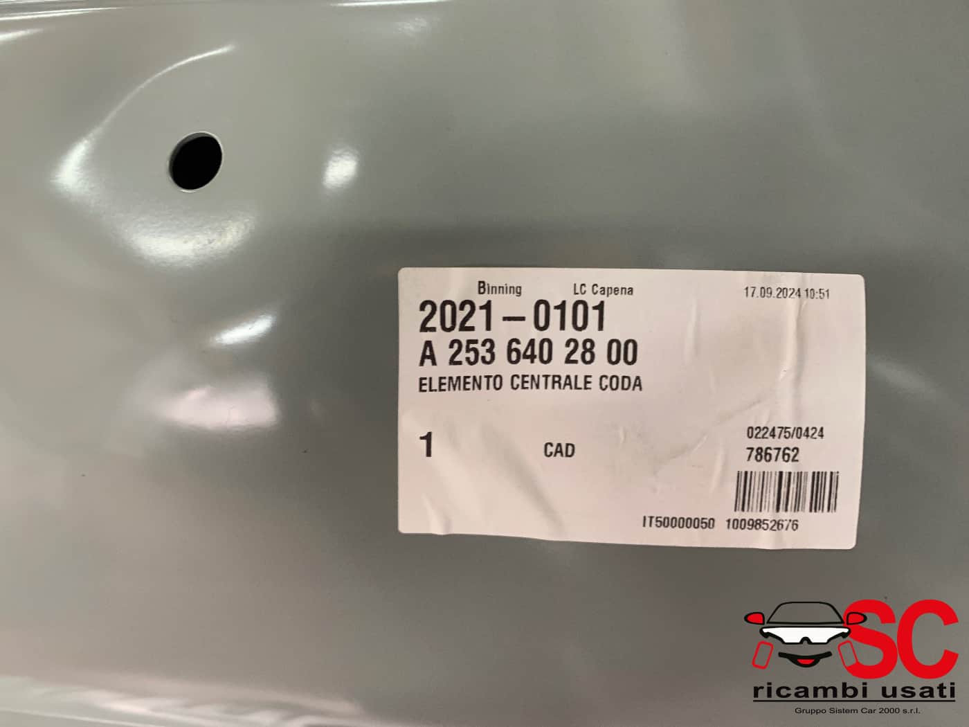 A2536402800 SCOCCA POSTERIORE MERCEDES GLC X254 Serie Diesel