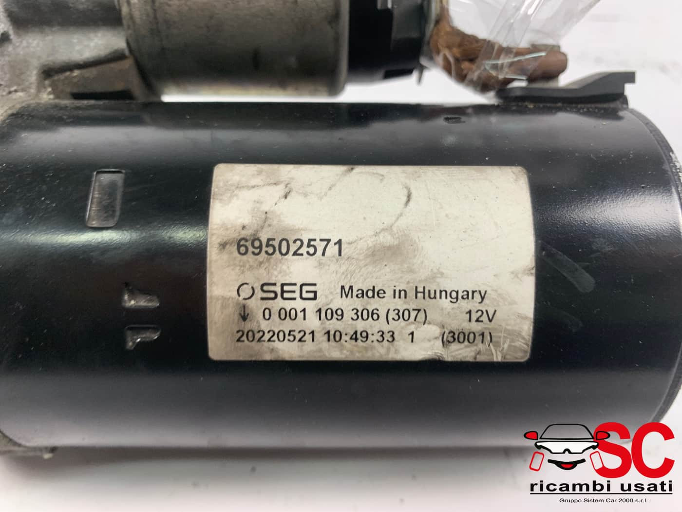 69502571 MOTORINO AVVIAMENTO IVECO Daily 35C12 diesel
