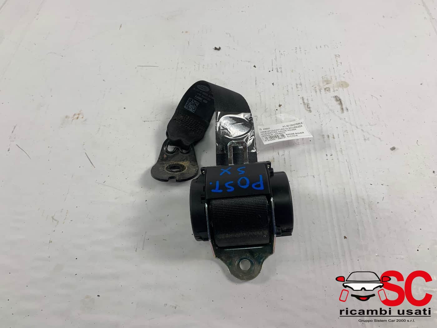 CINTURA DI SICUREZZA POSTERIORE DX LAND ROVER Range Rover Evoque 1° Serie BJ32611B68AD8PVJ (11>)