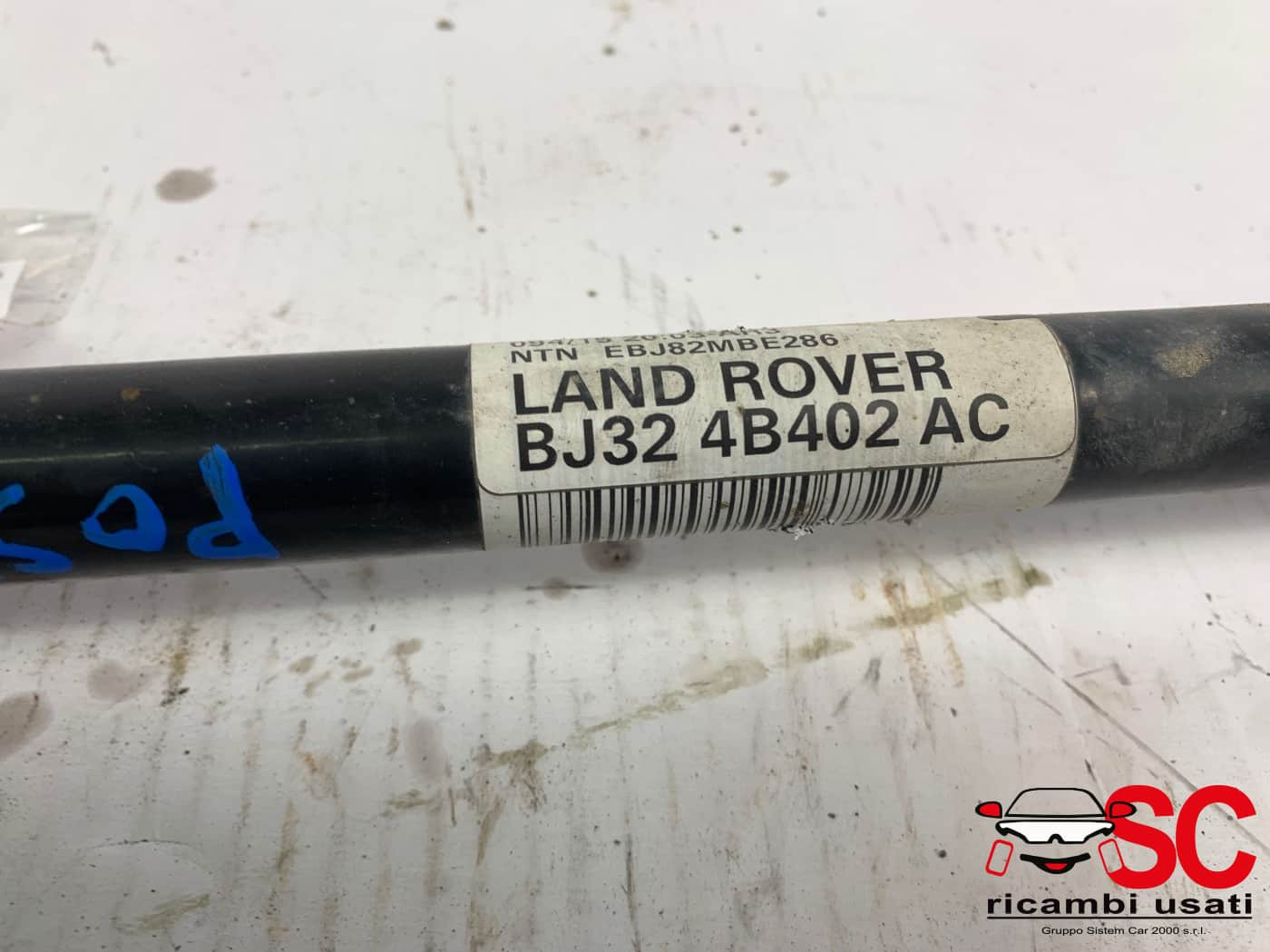 LR061904 BJ324B402AC ALBERO DI TRASMISSIONE POSTERIORE LAND ROVER Range Rover Evoque 1° Serie Diesel