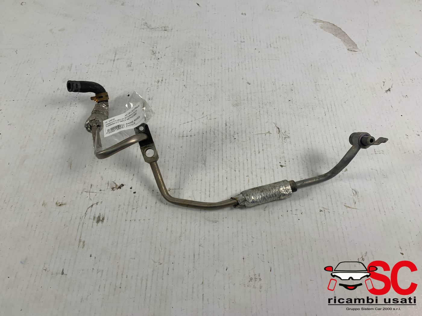 9675423980 TUBO PASSAGGIO OLIO TURBINA LAND ROVER Range Rover Evoque 1° Serie diesel
