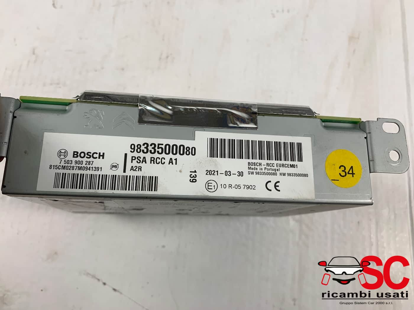 AUTORADIO OPEL Mokka Serie 9833500080 (20>)
