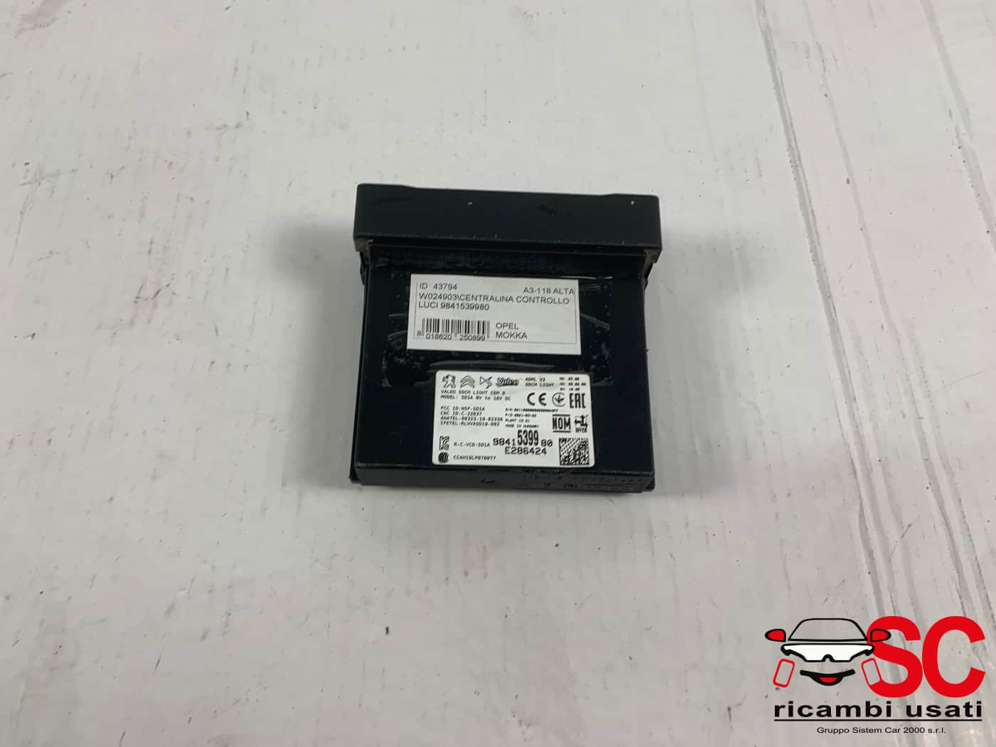 CENTRALINA LUCI OPEL Mokka Serie 9841539980 (20>)