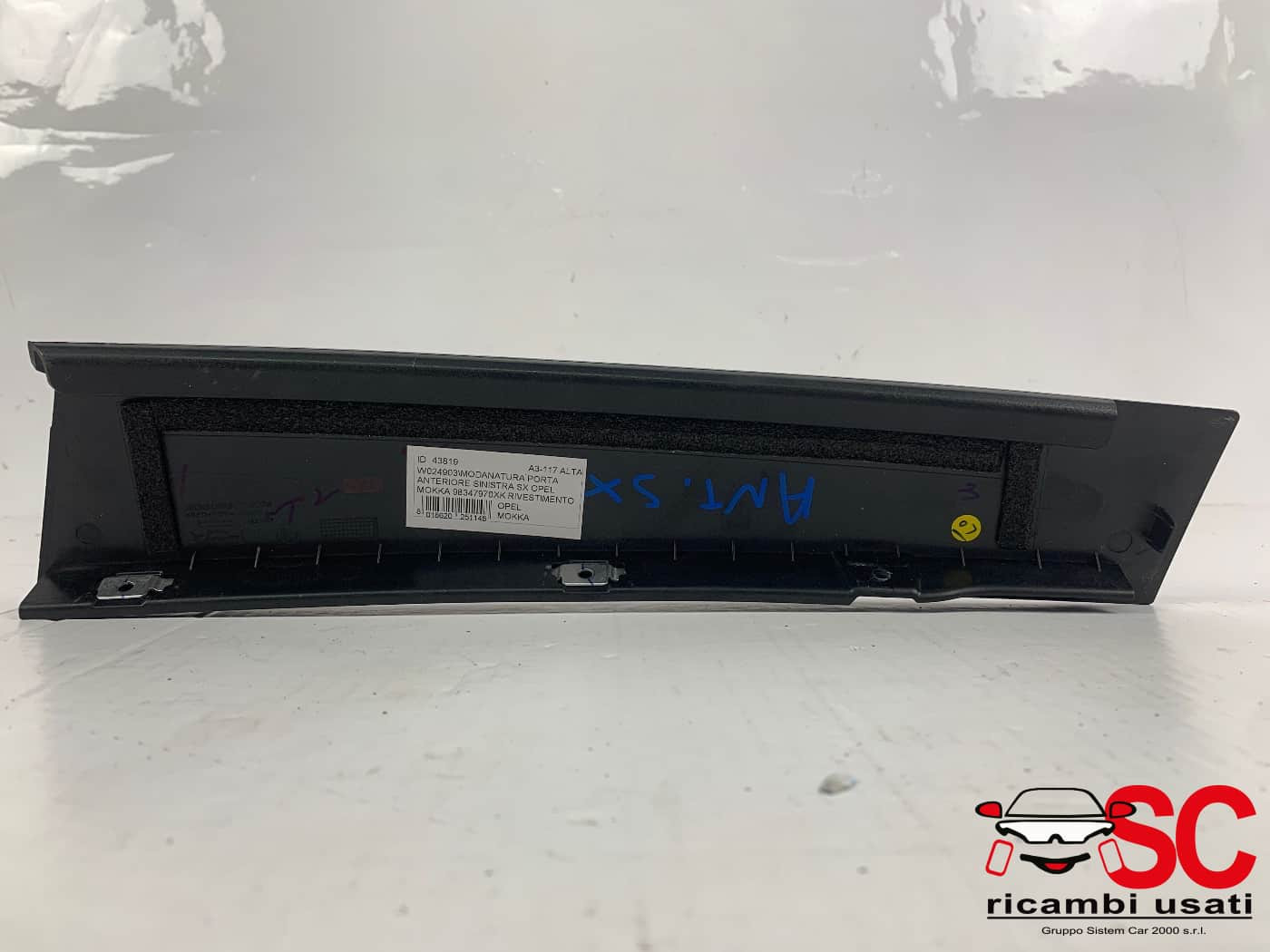 MODANATURA PORTA ANT SX OPEL Mokka Serie 98347970XK (20>)