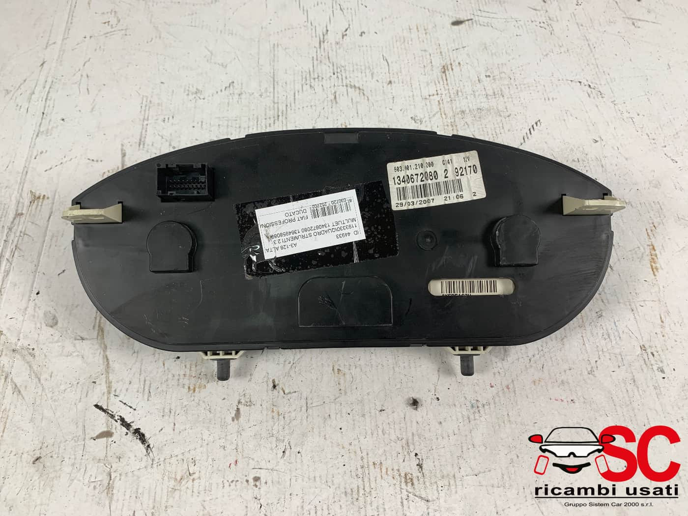 QUADRO STRUMENTI FIAT Ducato 5° Serie 1340672080 (06>14)