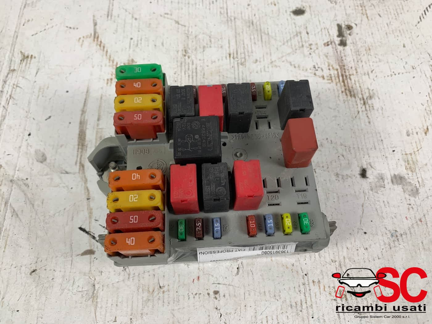 1349946080 CENTRALINA PORTA FUSIBILI FIAT Ducato 5° Serie diesel