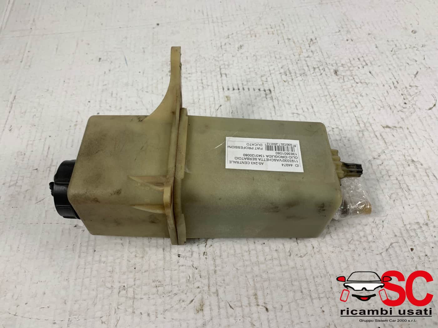 1343120080 VASCHETTA OLIO IDROGUIDA FIAT Ducato 5° Serie diesel