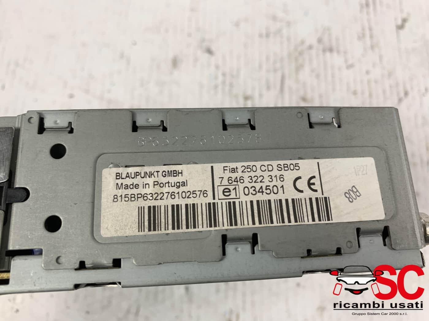 AUTORADIO FIAT Ducato 5° Serie 735436239 (06>14)