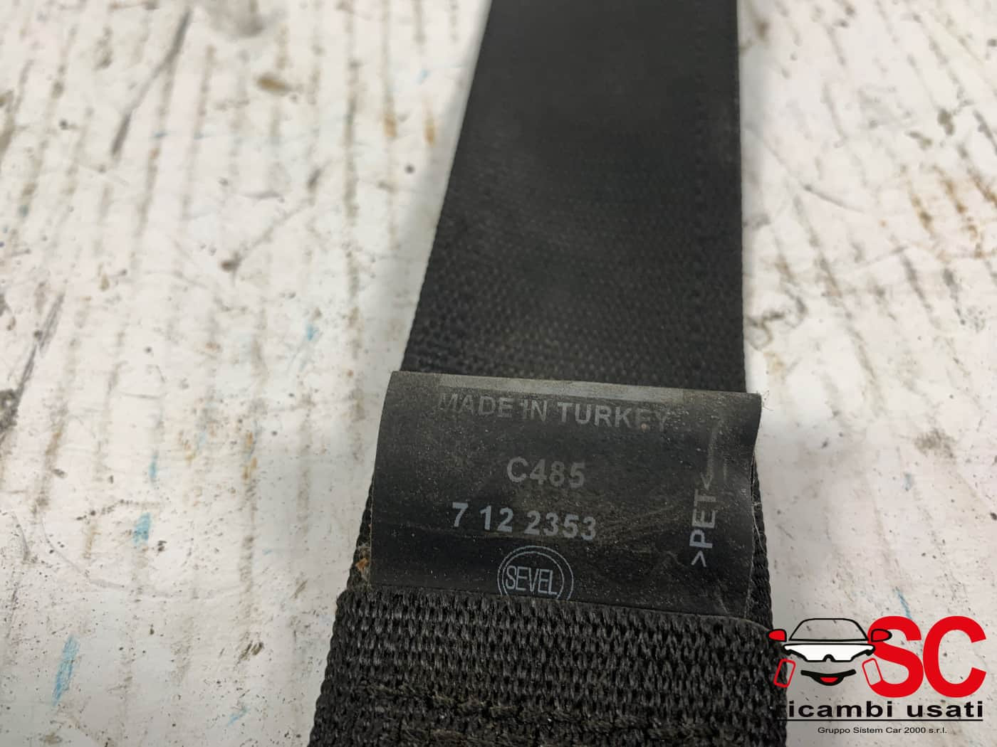 CINTURA DI SICUREZZA ANTERIORE DESTRA FIAT Ducato 5&deg; Serie 735429776 (06>14)