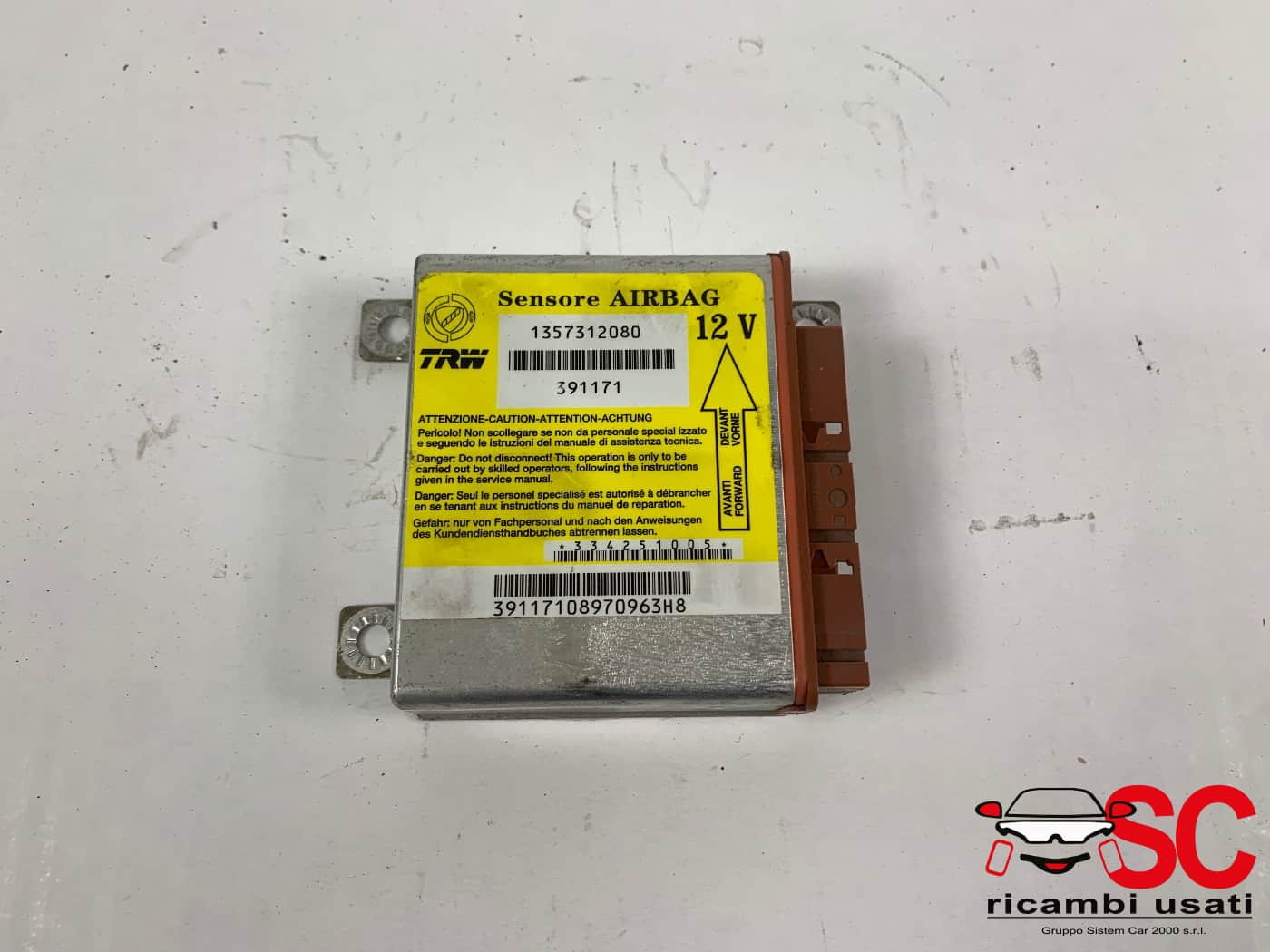 CENTRALINA AIRBAG FIAT Ducato 5° Serie 1357312080 (06>14)