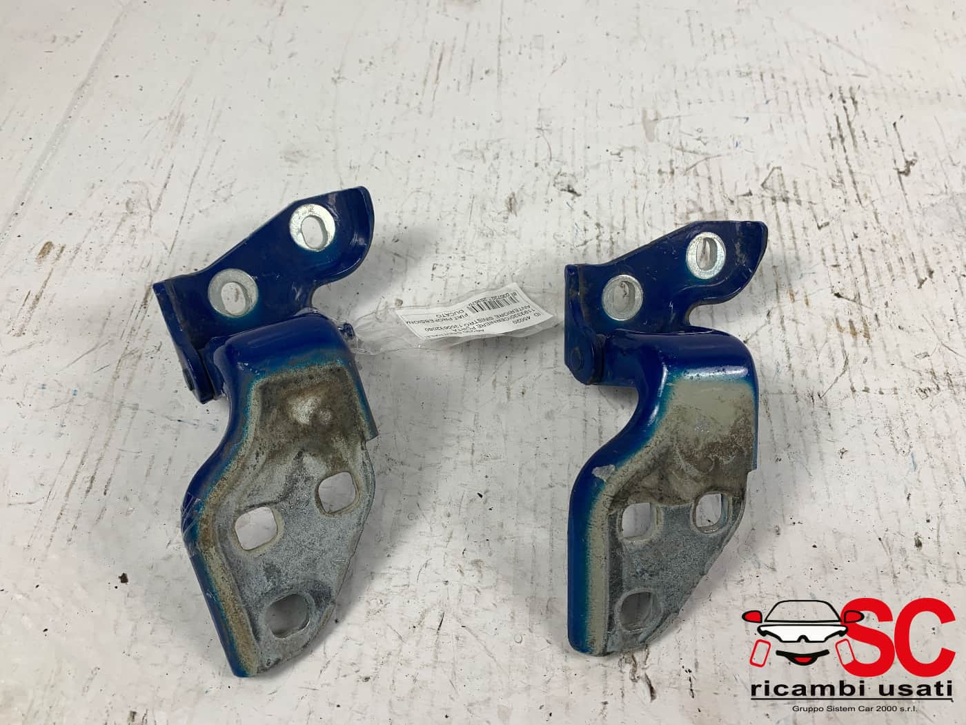 1350632080 COPPIA CERNIERE PORTA ANTERIORE SX FIAT Ducato 5° Serie diesel