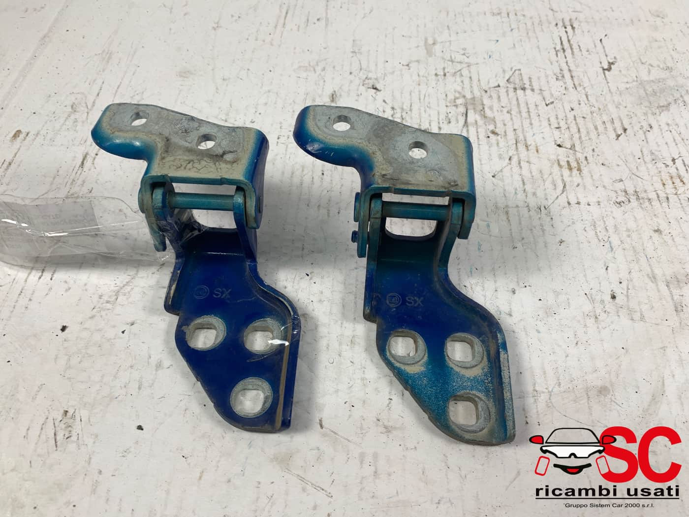 1350632080 COPPIA CERNIERE PORTA ANTERIORE SX FIAT Ducato 5° Serie diesel