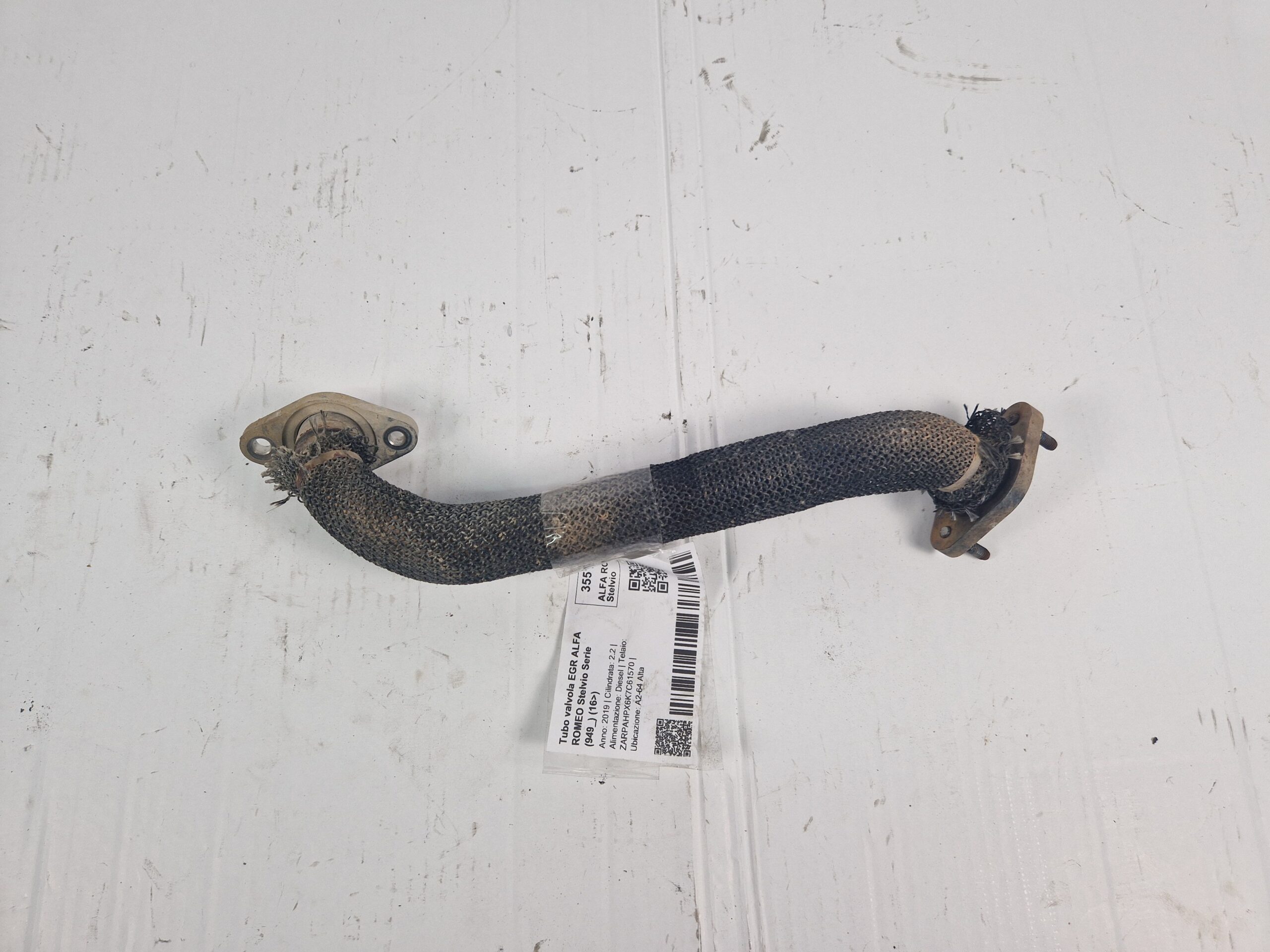46343414 TUBO VALVOLA EGR ALFA ROMEO Stelvio Serie (949_) Diesel 2.2 55284529