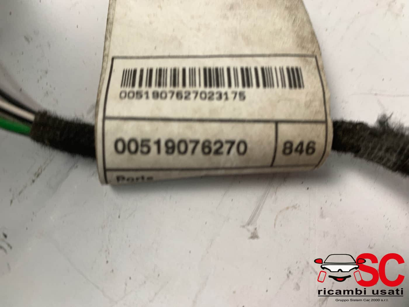 CABLAGGIO PORTA POSTERIORE DESTRA LANCIA Ypsilon 4° Serie 51907627 (11>23)