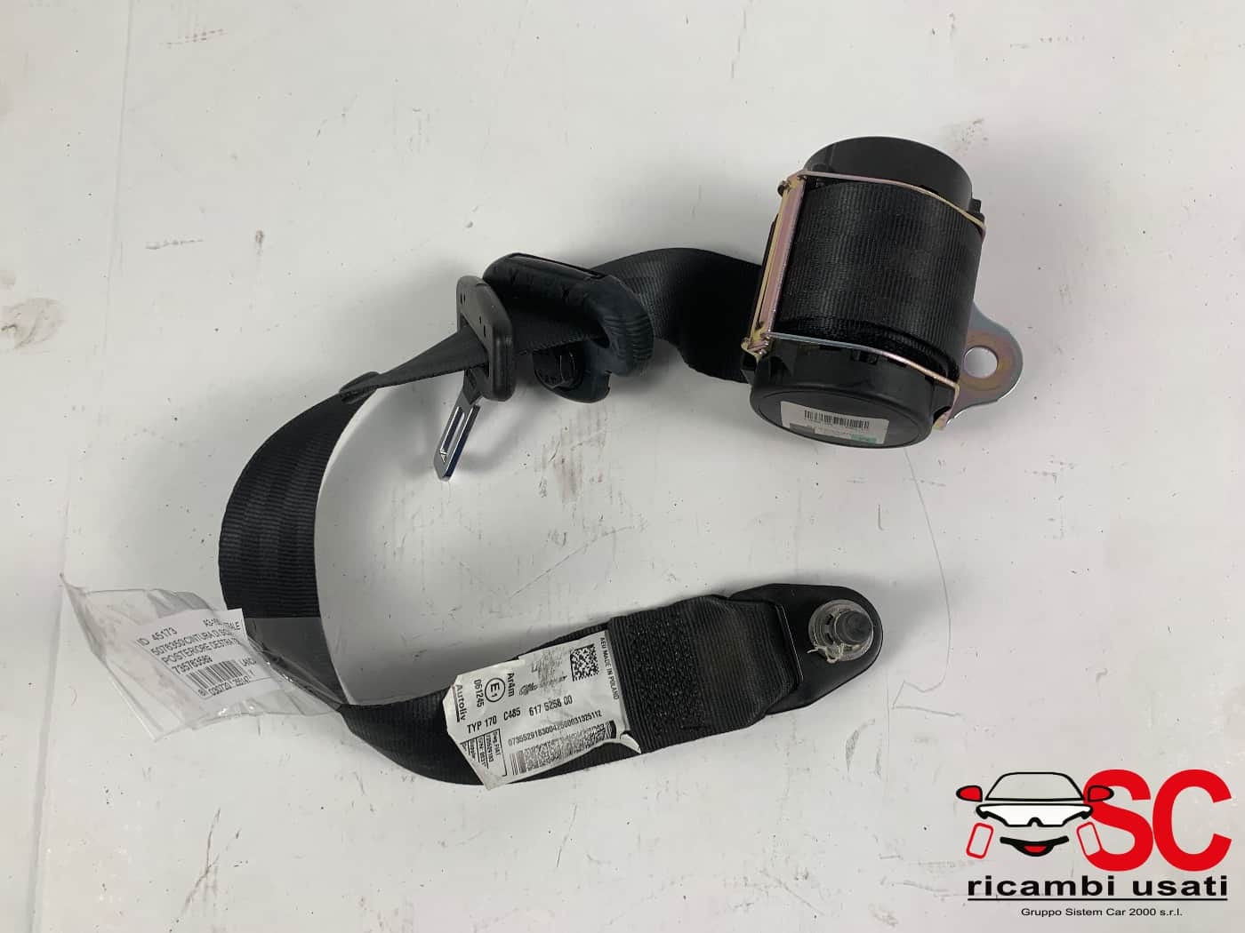 CINTURA DI SICUREZZA POSTERIORE DX LANCIA Ypsilon 4° Serie 735529183 (11>23)