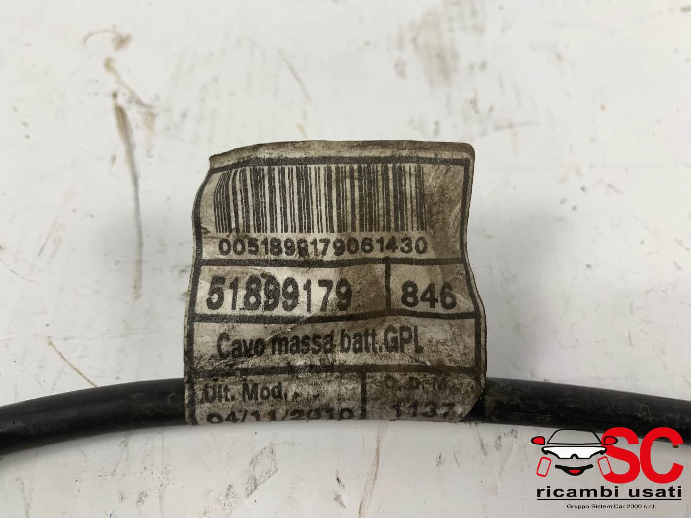 51899179 CAVO BATTERIA LANCIA Ypsilon 4° Serie diesel