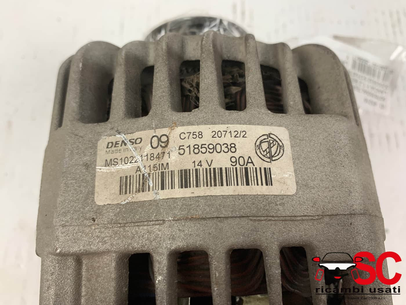 51859038 ALTERNATORE LANCIA Ypsilon 4° Serie benzina