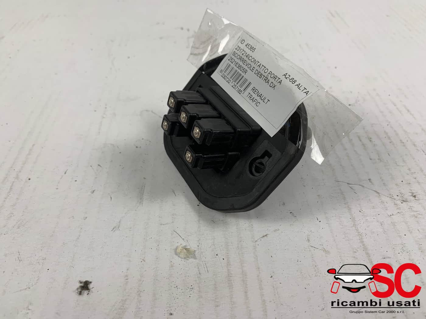 252163605R SENSORE CONTATTO PORTA SCORREVOLE RENAULT Trafic Serie diesel