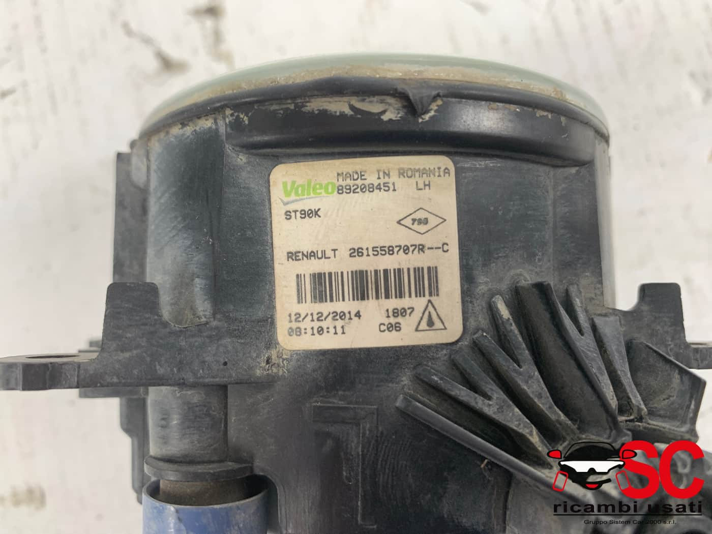 FENDINEBBIA ANTERIORE RENAULT Trafic Serie 261558707R (14>)