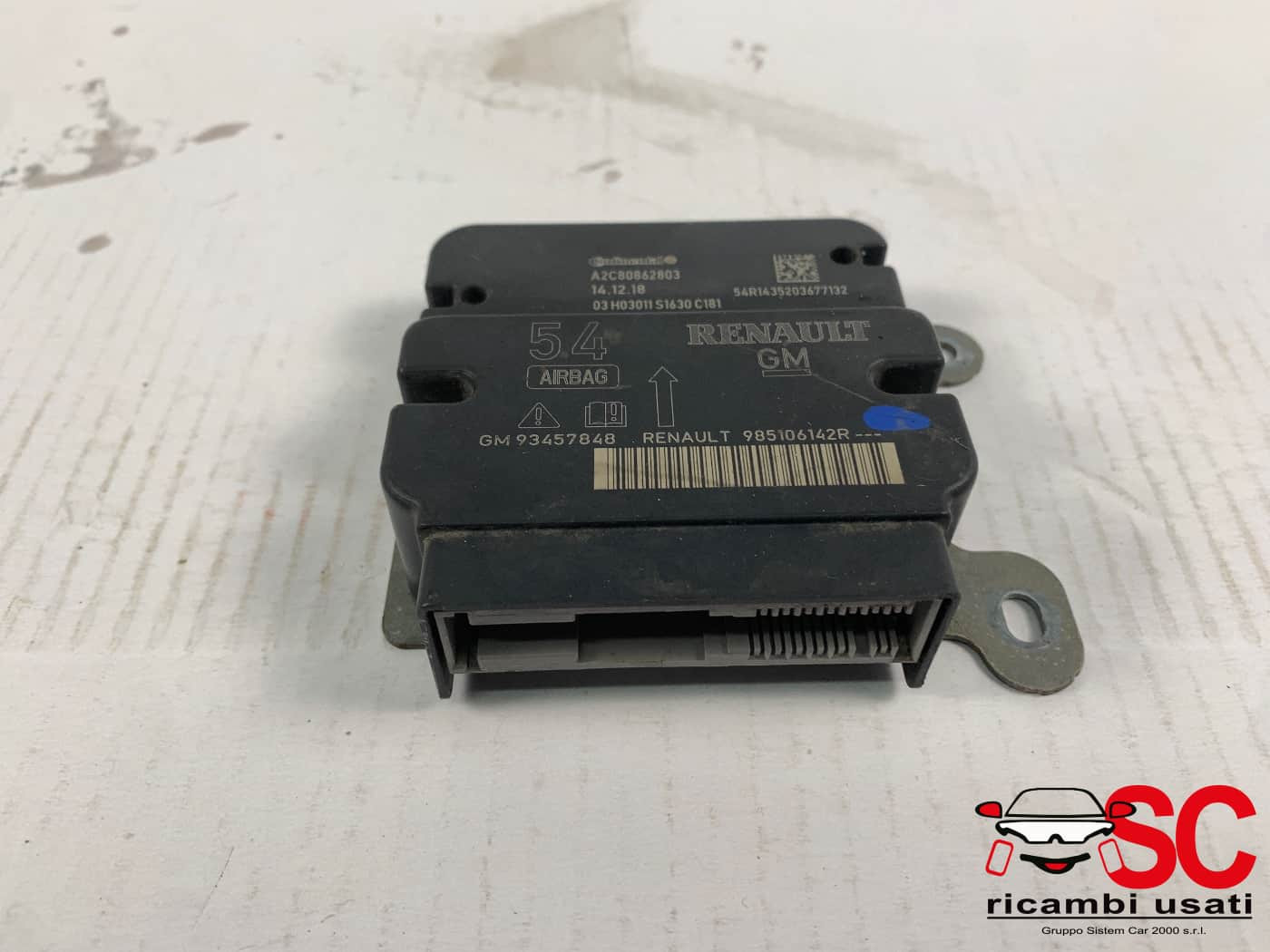 CENTRALINA AIRBAG RENAULT Trafic Serie 985106142R (14>)