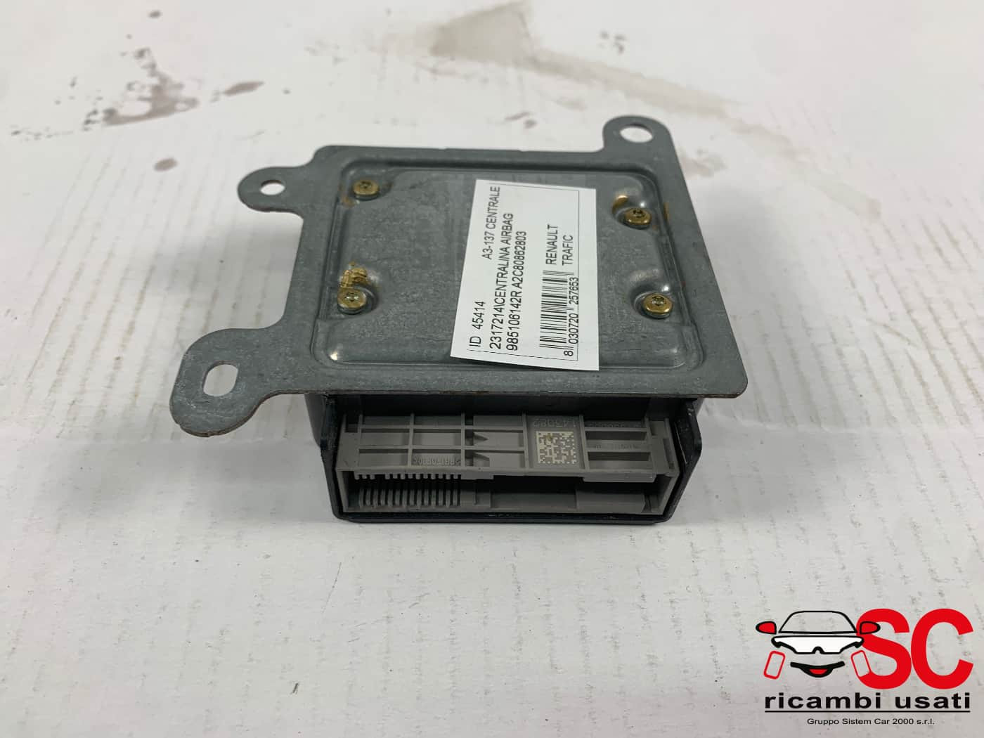 CENTRALINA AIRBAG RENAULT Trafic Serie 985106142R (14>)