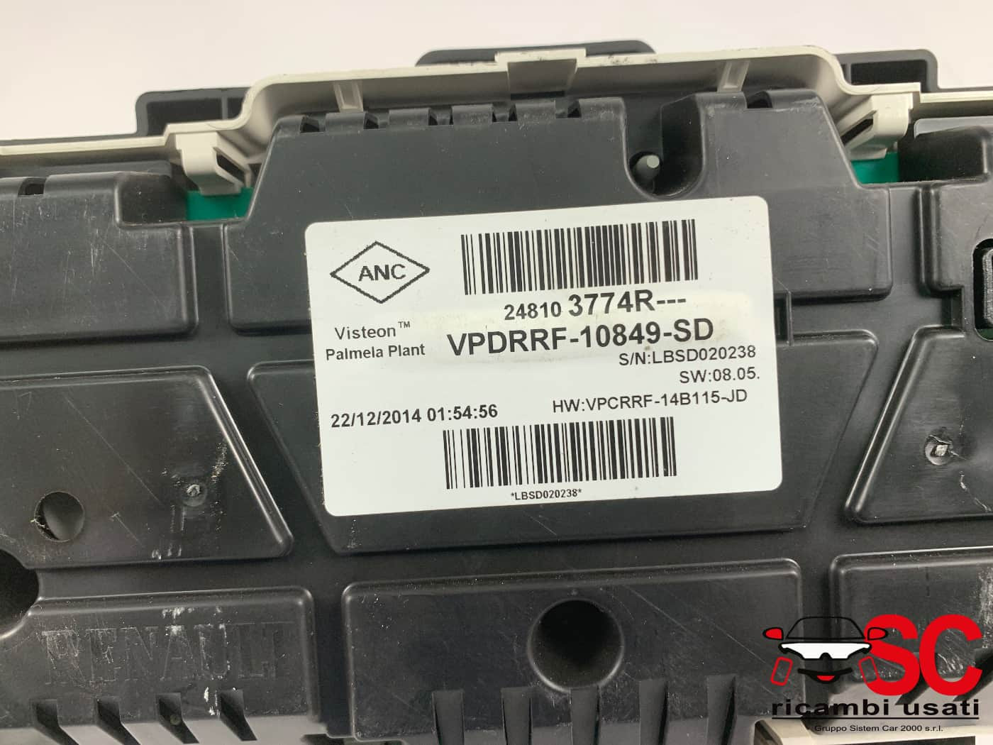 QUADRO STRUMENTI RENAULT Trafic Serie 248103774R (14>)