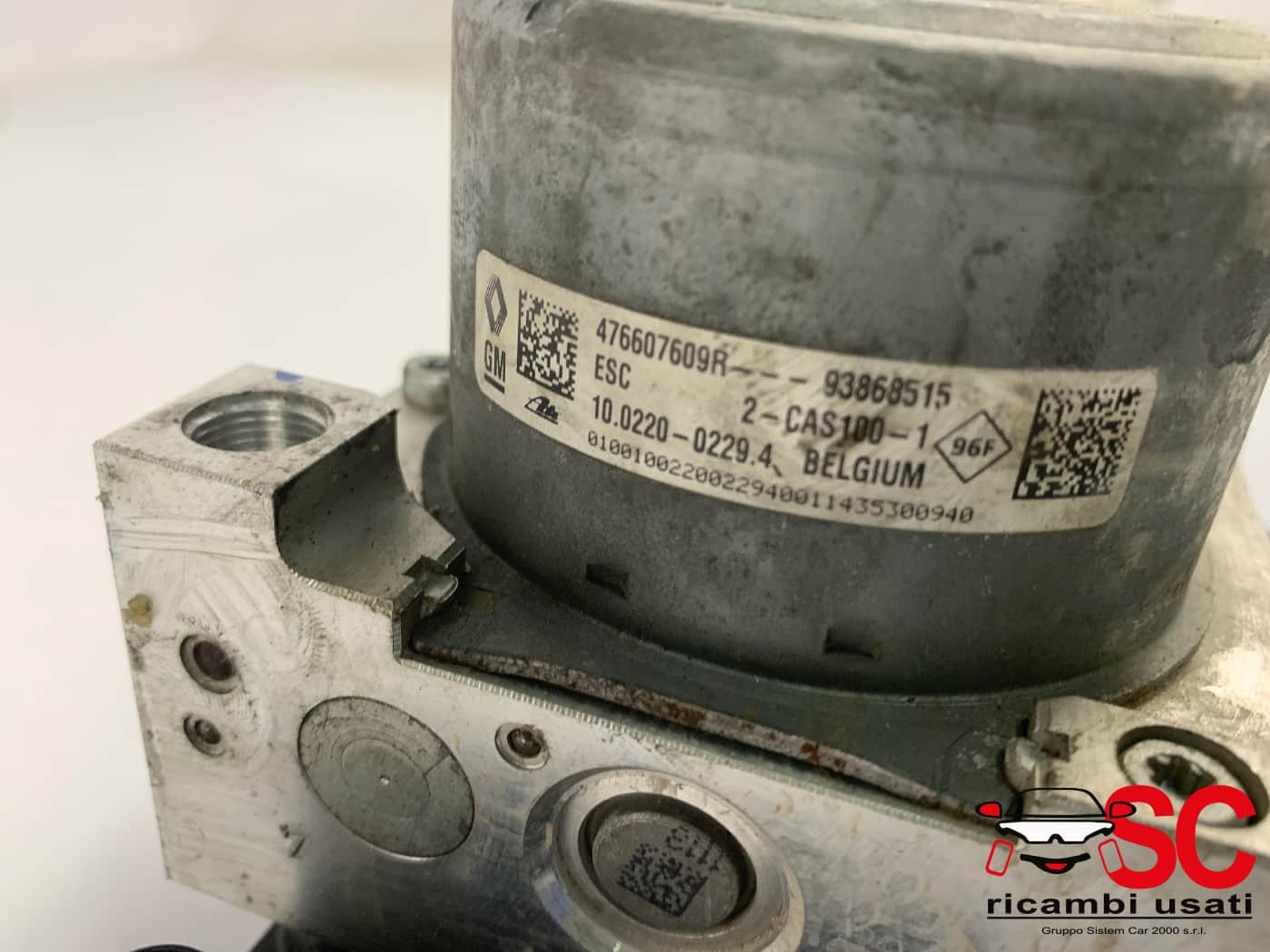 476607609R ABS RENAULT Trafic Serie diesel