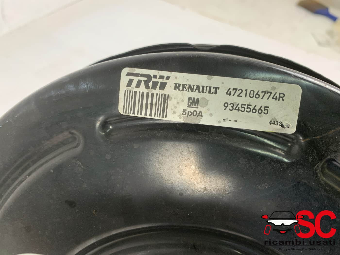 472106774R SERVOFRENO RENAULT Trafic Serie diesel
