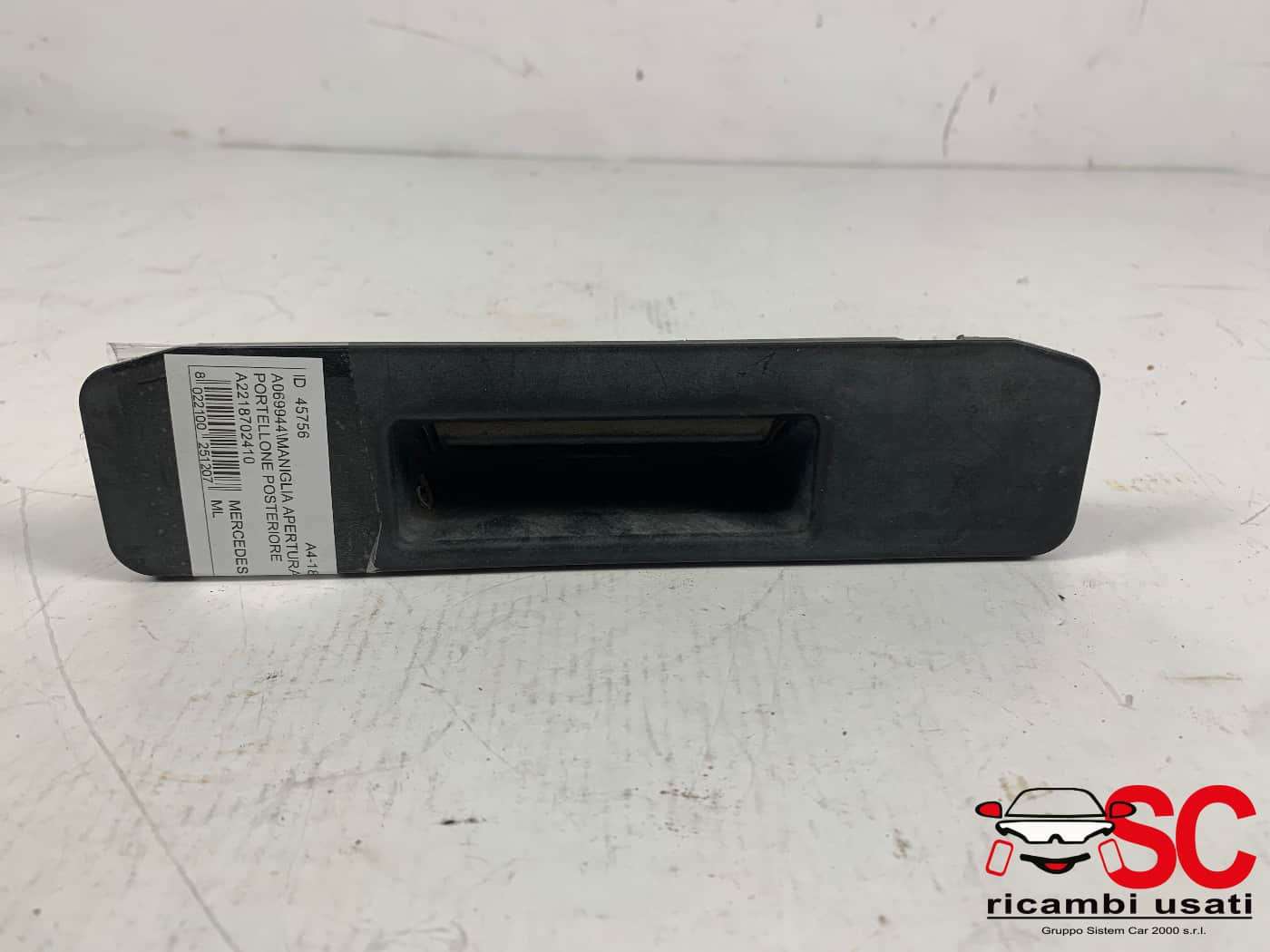 MANIGLIA INTERNA PORTELLONE POSTERIORE MERCEDES ML W166 4° Serie A2218702410 (11>)