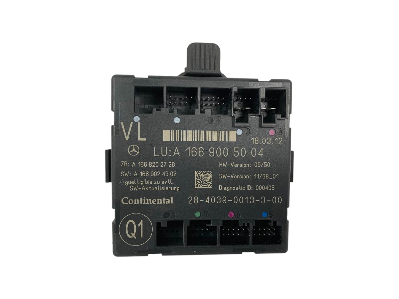 CENTRALINA PORTA SX GUIDA MERCEDES ML W166 4° Serie A1669005004 (11>)