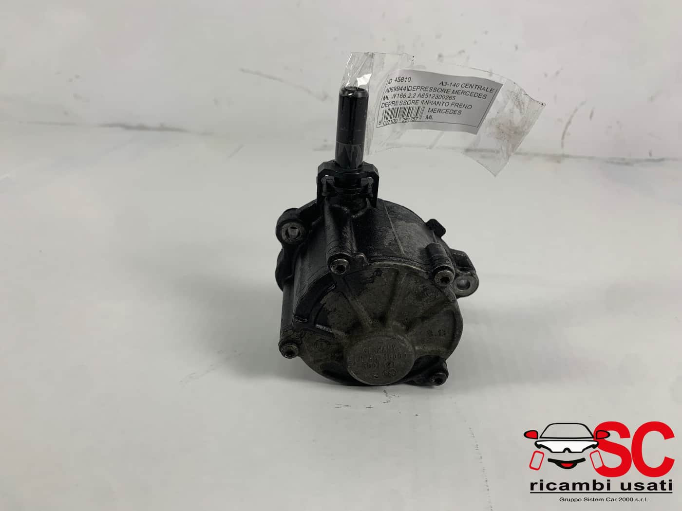 A6512300265 DEPRESSORE FRENI POMPA A VUOTO MERCEDES ML W166 4° Serie diesel