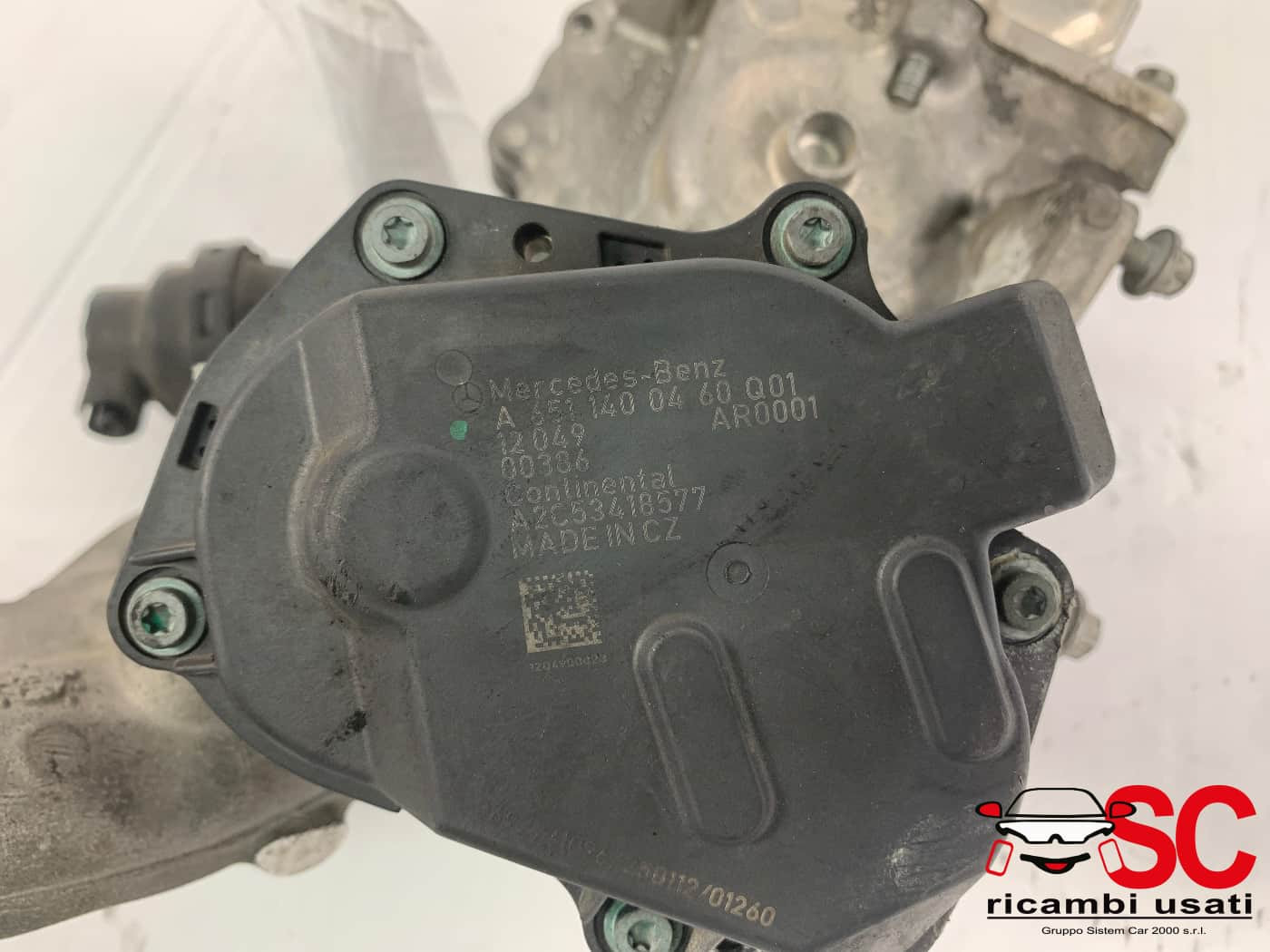 A6511400860 GRUPPO VALVOLA EGR MERCEDES ML W166 4° Serie diesel
