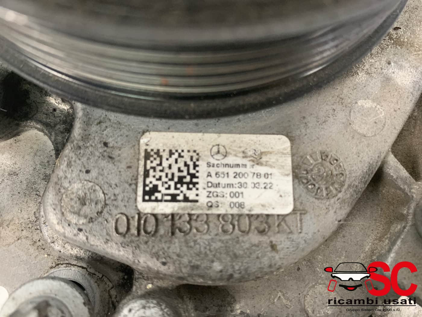 A6512007801 POMPA ACQUA MERCEDES ML W166 4° Serie diesel