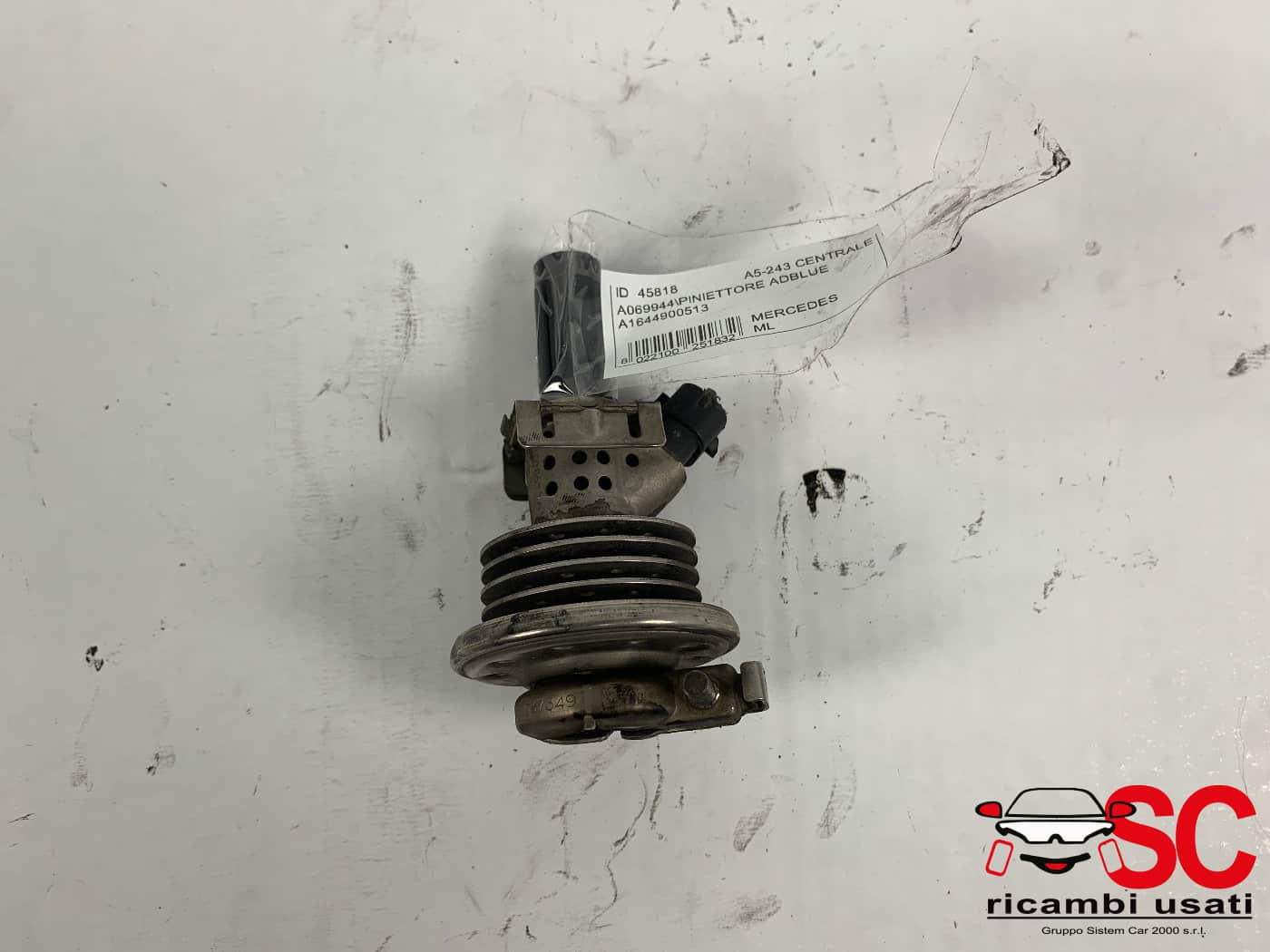 A1644900513 FLAUTO MERCEDES ML W166 4° Serie diesel