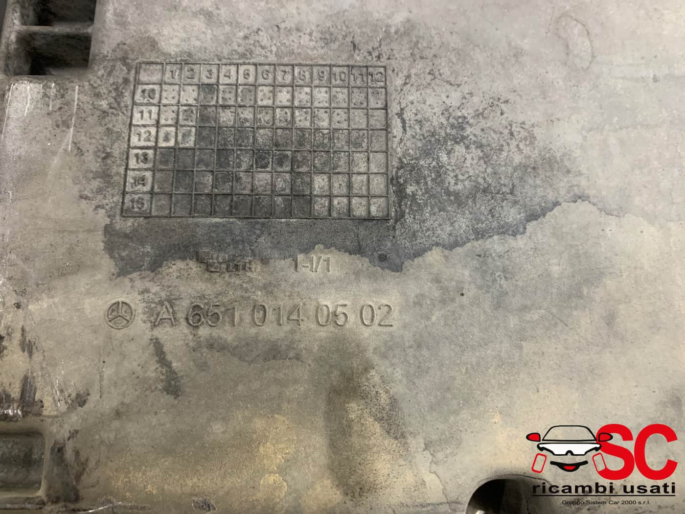 A6510140502 COPPA OLIO MOTORE MERCEDES ML W166 4° Serie diesel