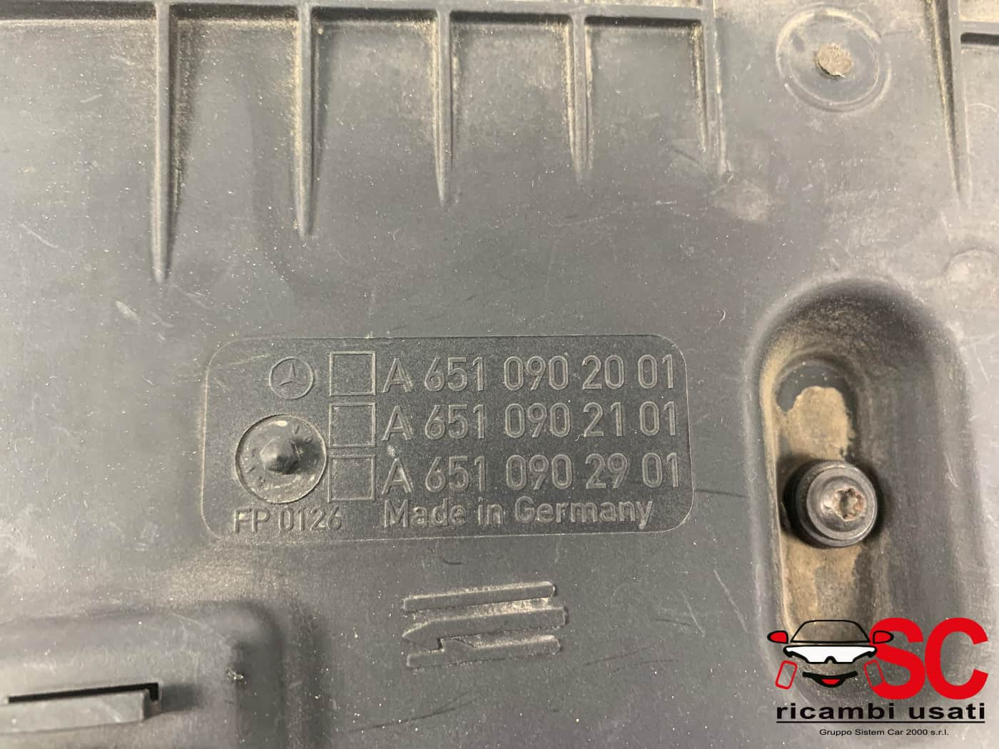 A6510901801 BOX SCATOLA FILTRO ARIA MERCEDES ML W166 4° Serie diesel